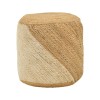 Stool Elision Inart natural-beige 100% jute D38x38cm
