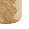 Stool Elision Inart natural-beige 100% jute D38x38cm