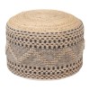 Bangku Inart pouf-stool, jute-cotton in natural shade, F45x30cm