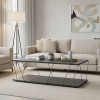 Coffee table Tars pakoworld grey-black 120z48z30cm