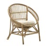 Blore Inart armchair natural wood 70x58x81cm