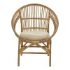 Blore Inart armchair natural wood 70x58x81cm