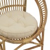 Blore Inart armchair natural wood 70x58x81cm