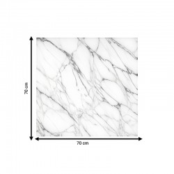 Επιφάνεια τραπεζιού Kailo pakoworld όψη μαρμάρου 70x70εκ