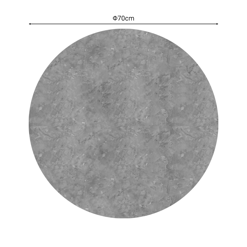 Table surface Fenzo pakoworld t.Werzalit grey marble D70cm Table surface Fenzo pakoworld t.Werzalit grey marble D70cm
