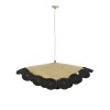 Ceiling lamp Kono Inart natural-black D70x100cm