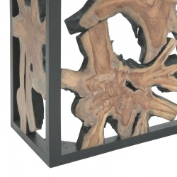 Donis Inart console natural-black solid teak wood 120x40x75cm Donis Inart console natural-black solid teak wood 120x40x75cm