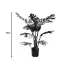 Decorative plant Monstera I in a pot Inart green pp H90cm