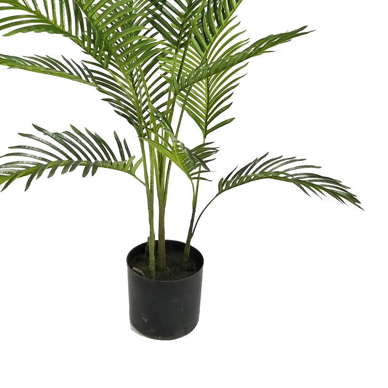 Decorative plant Areca I in a pot Inart green pp H120cm Decorative plant Areca I in a pot Inart green pp H120cm