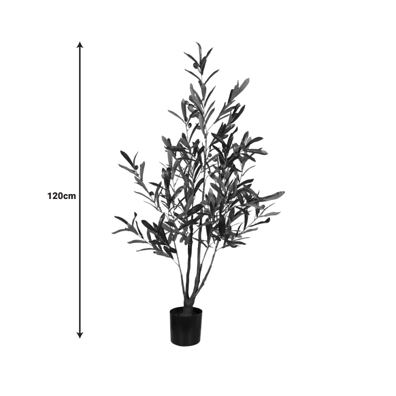 Decorative plant Olive tree in a pot Inart green pp H120cm Decorative plant Olive tree in a pot Inart green pp H120cm