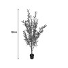 Decorative plant Olive tree IΙ in a pot Inart green pp H160cm