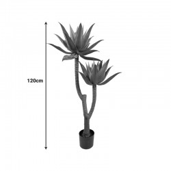 Decorative plant Lotus in a pot Inart green pp H120cm Decorative plant Lotus in a pot Inart green pp H120cm