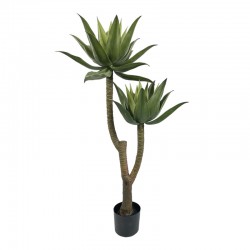 Decorative plant Lotus in a pot Inart green pp H120cm Decorative plant Lotus in a pot Inart green pp H120cm