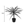 Decorative plant Dracaena palm in a pot Inart green pp H62cm