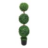 Decorative plant Bolla IΙI in Inart green pp pot Φ33x120cm