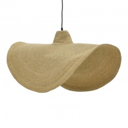 Ceiling light Wholy Inart natural seagrass-iron D90x139cm Ceiling light Wholy Inart natural seagrass-iron D90x139cm