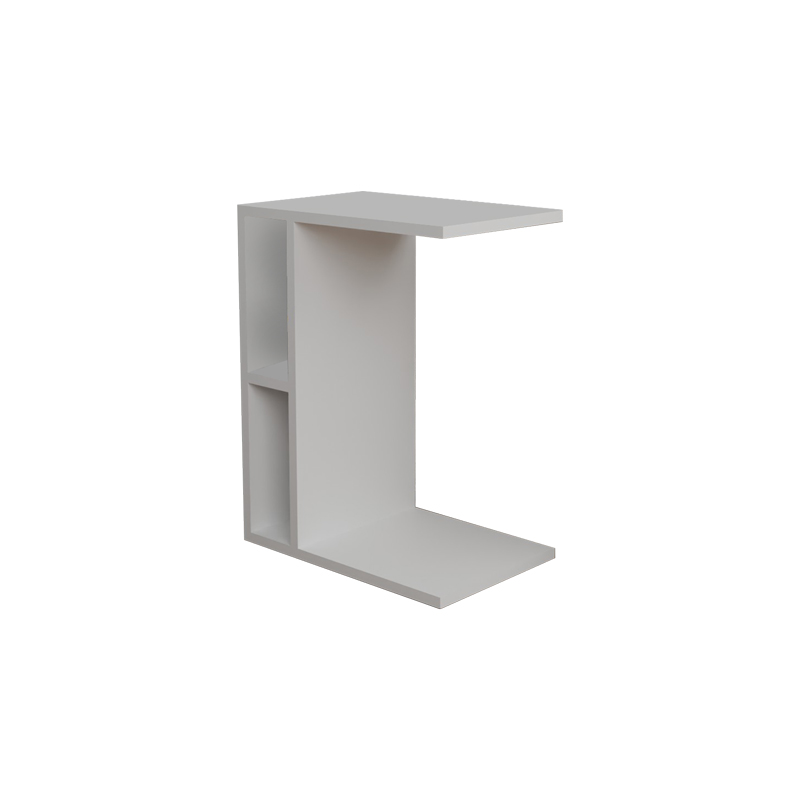 Coffee table Boner pakoworld white melamine 45x29.5x61cm Coffee table Boner pakoworld white melamine 45x29.5x61cm