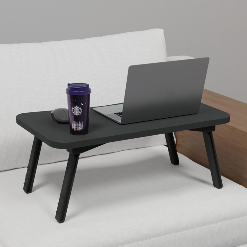 Laptop stand Rahe pakoworld anthracite melamine-black metal 60x35x23cm