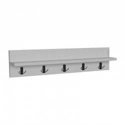 Wall shelf Esform pakoworld white melamine 80x11x18cm Wall shelf Esform pakoworld white melamine 80x11x18cm