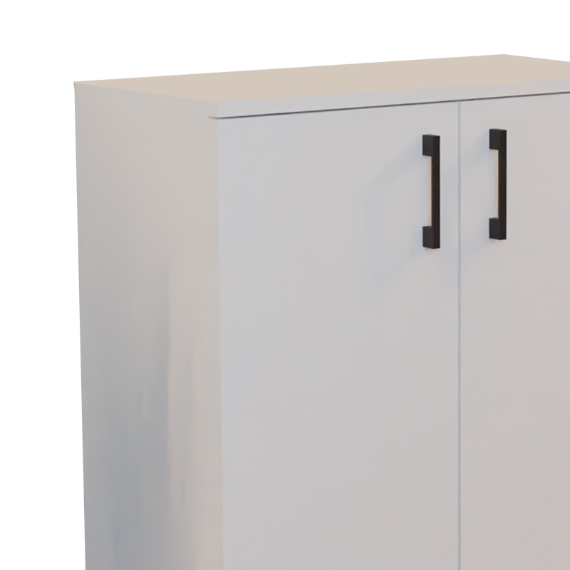 Cabinet Yven pakoworld white melamine 65x32x83cm Cabinet Yven pakoworld white melamine 65x32x83cm