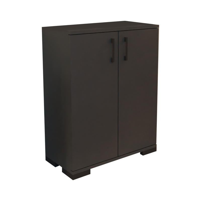 Cabinet Yven pakoworld anthracite melamine 65x32x83cm Cabinet Yven pakoworld anthracite melamine 65x32x83cm