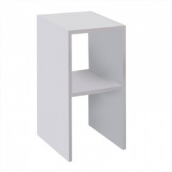 Deseo pakoworld bedside table in white shade 30x30x60cm Deseo pakoworld bedside table in white shade 30x30x60cm