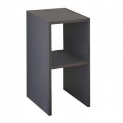 Deseo pakoworld bedside table in anthracite shade 30x30x60cm Deseo pakoworld bedside table in anthracite shade 30x30x60cm