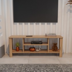 Seref pakoworld tv unit in oak color 120x30x47cm Seref pakoworld tv unit in oak color 120x30x47cm