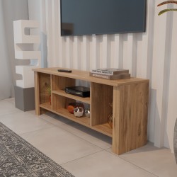 Seref pakoworld tv unit in oak color 120x30x47cm Seref pakoworld tv unit in oak color 120x30x47cm