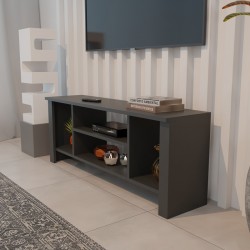 Seref pakoworld tv unit in anthracite color 120x30x47cm Seref pakoworld tv unit in anthracite color 120x30x47cm