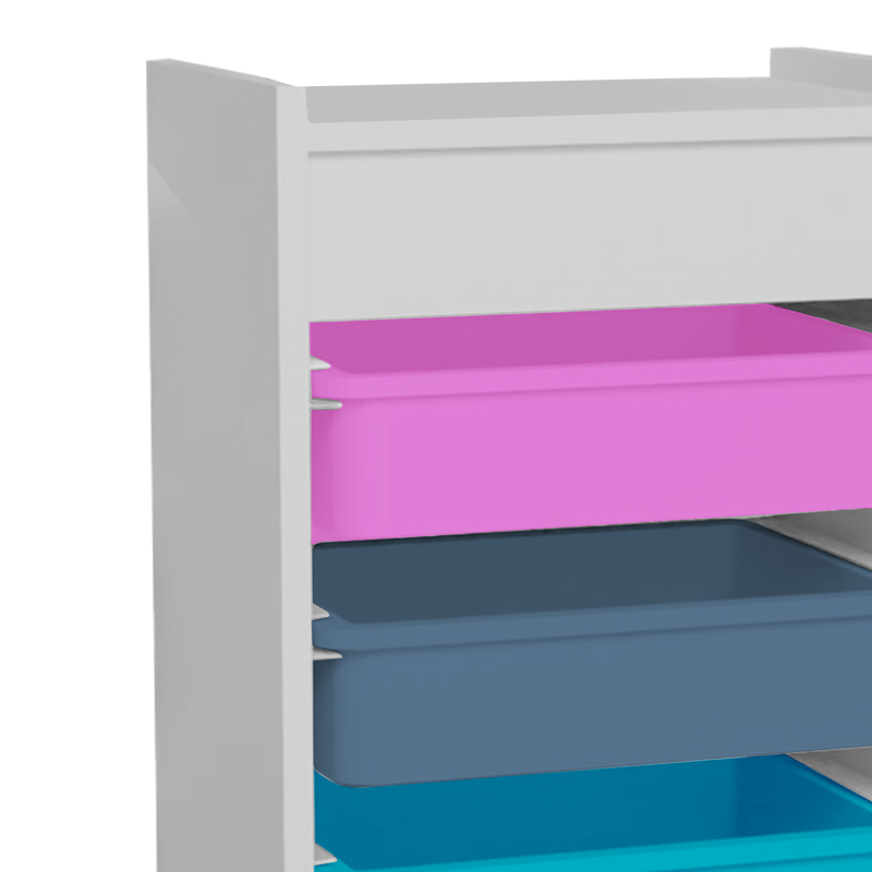 Cabinet with baskets Toily pakoworld multicolor 45x30x75cm