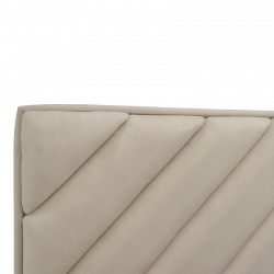Tito pakoworld double bed with storage space fabric in cream shade 160x200cm Tito pakoworld double bed with storage space fabric in cream shade 160x200cm