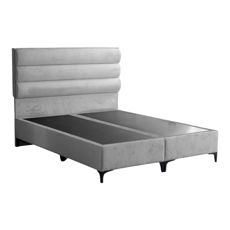 Limit pakoworld fabric bed in grey shade 160x200cm Limit pakoworld fabric bed in grey shade 160x200cm
