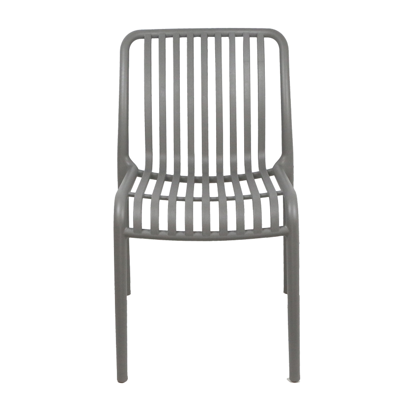Zoi pakoworld pp chair in anthracite shade 42x58x79cm Zoi pakoworld pp chair in anthracite shade 42x58x79cm