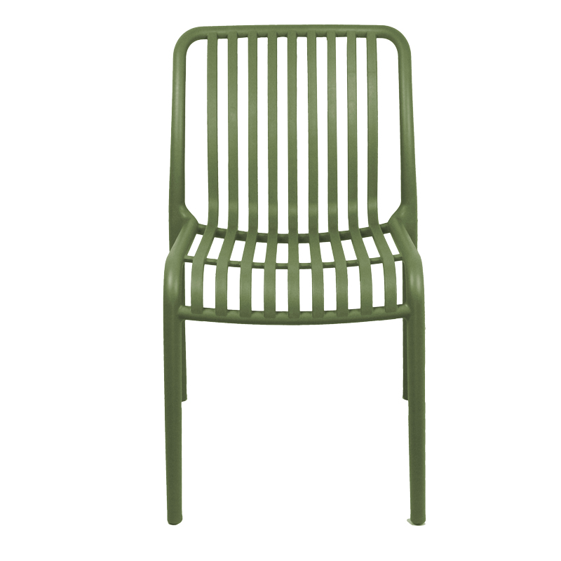 Zoi pakoworld pp chair in dark green shade 42x58x79cm Zoi pakoworld pp chair in dark green shade 42x58x79cm
