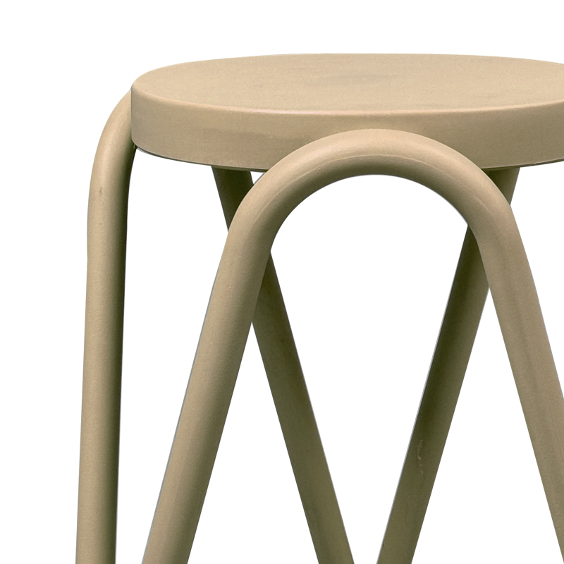 Stool Serzona pakoworld pp in cappuccino color D27x45.5cm