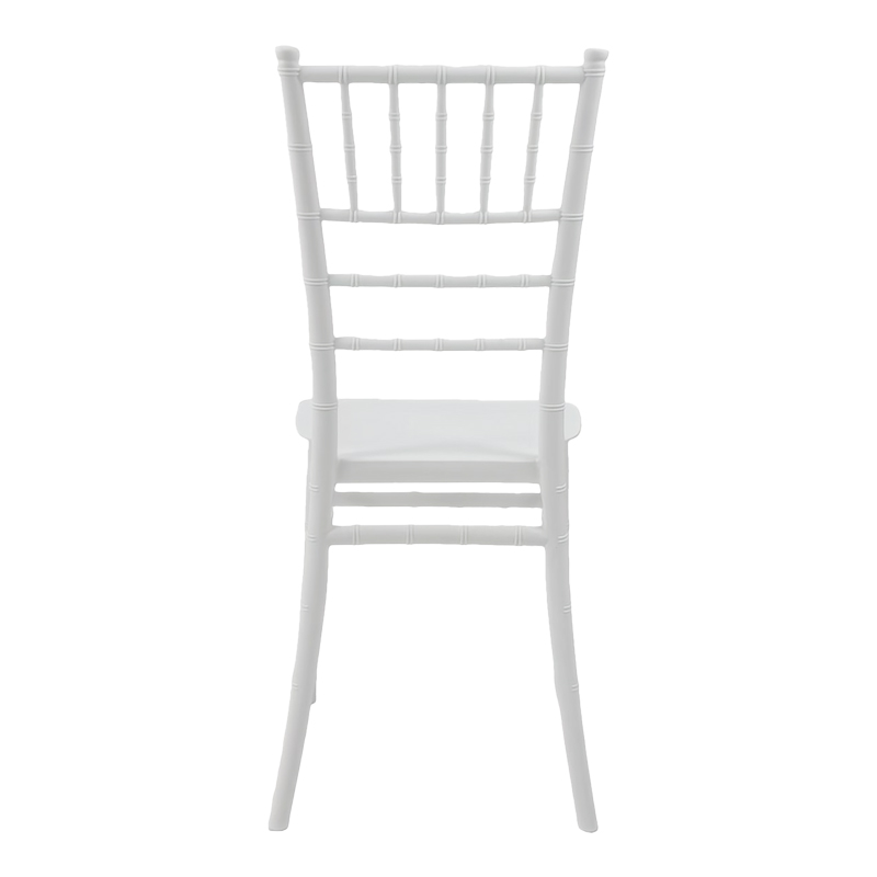 Tiffany Ι pakoworld pp chair in white shade 38.5x46.5x87cm