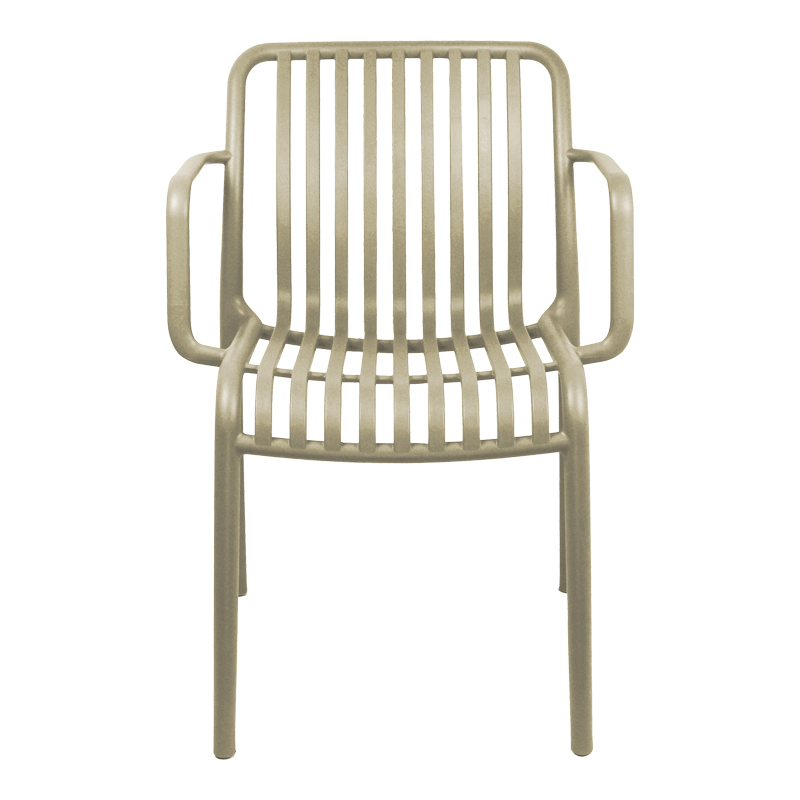 Πολυθρόνα Zoi pakoworld pp cappuccino 55.5x57.5x79εκ