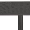 Τραπέζι Groovy pakoworld διατρητο pp ανθρακί 80x80x74εκ