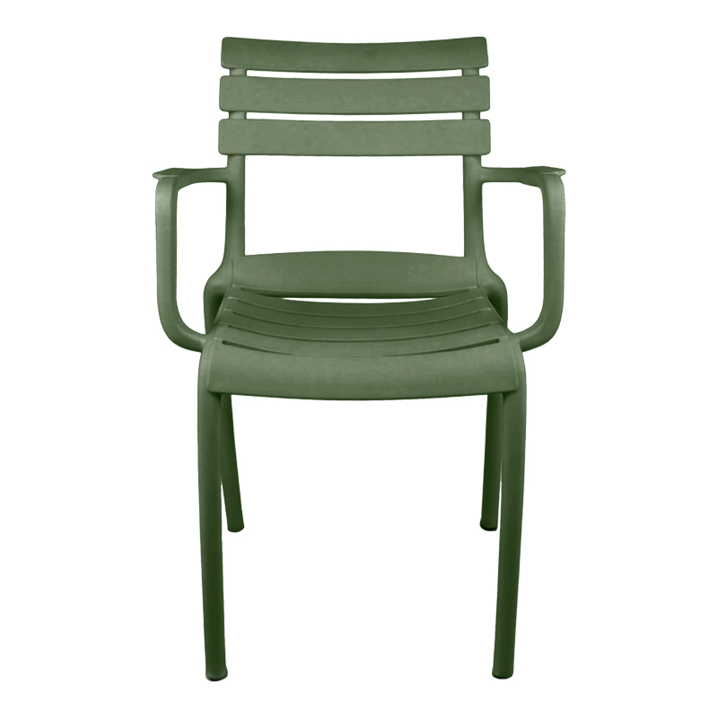 Πολυθρόνα Almea pakoworld στοιβαζόμενη pp λαδί 58x56x82εκ