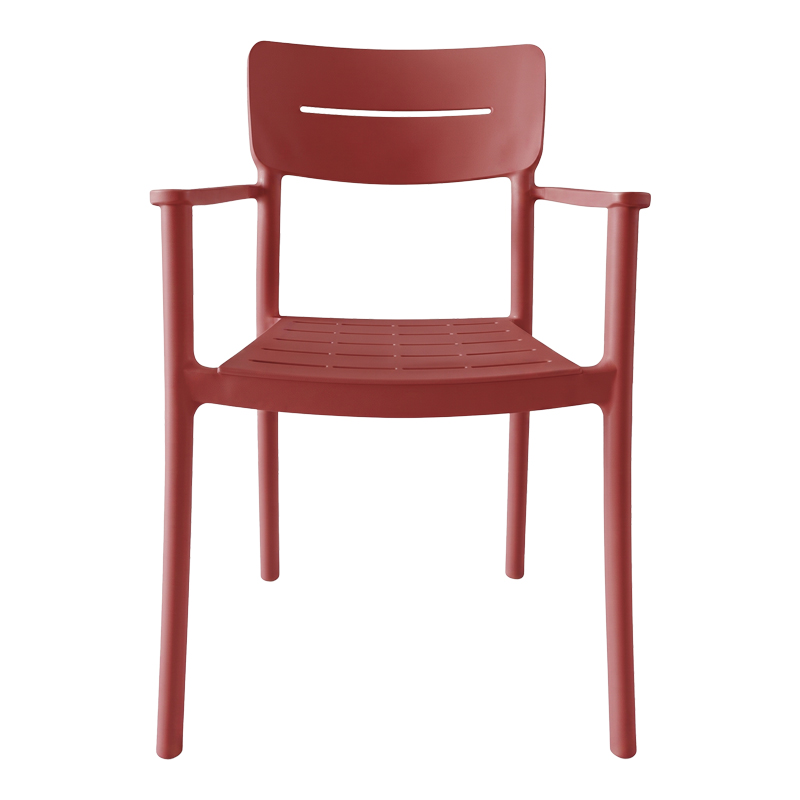 Πολυθρόνα Pilma pakoworld terracotta PP 57x54x82εκ