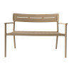 Παγκάκι διθέσιο Cadrin pakoworld cappuccino PP 117x60x83εκ