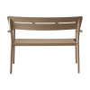 Παγκάκι διθέσιο Cadrin pakoworld cappuccino PP 117x60x83εκ
