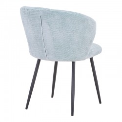 Karg pakoworld chair ciel fabric-leg black metal 57x62x80cm Karg pakoworld chair ciel fabric-leg black metal 57x62x80cm