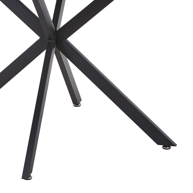 Stoyen pakoworld table black marble ceramic-black metal D120x75cm Stoyen pakoworld table black marble ceramic-black metal D120x75cm
