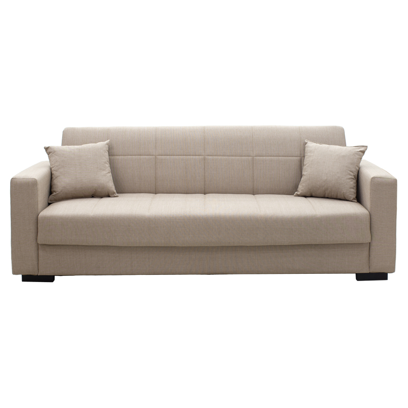 Vox pakoworld three-seater sofa-bed with storage cream fabric 214x82x83cm Vox pakoworld three-seater sofa-bed with storage cream fabric 214x82x83cm