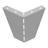 Wardrobe leg Footez pakoworld metal in light gray color