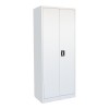 Metal wardrobe Ugren I Pakoworld in light grey shade 70x40x170cm.