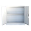 Armon I pakoworld metal cabinet in light gray color 90x40x90cm