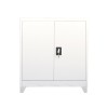 Armon I pakoworld metal cabinet in light gray color 90x40x100cm